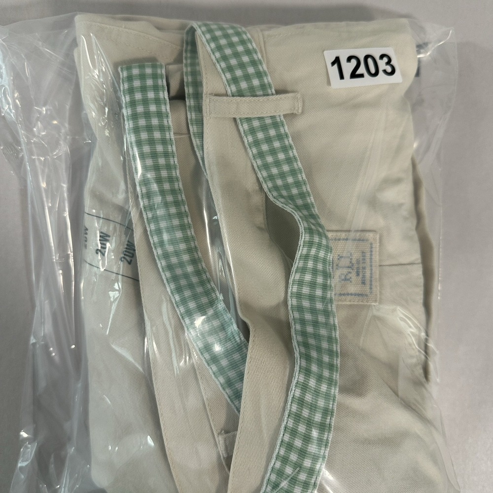 NWT Lauren Ralph Lauren Beige Khaki High Waist Cropped Chino Pants Size 20W - Picture 9 of 9